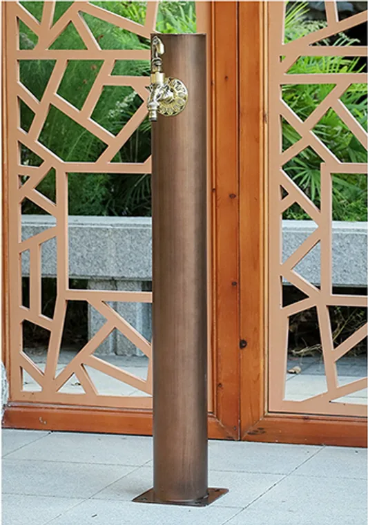 A stainless steel outdoor series designed for commercial bathroom, hospitality and public sanitary projects.