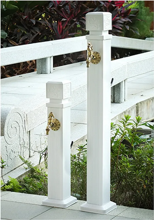 A stainless steel outdoor series designed for commercial bathroom, hospitality and public sanitary projects.