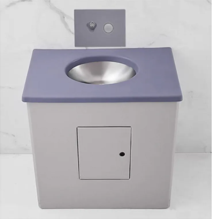 A stainless steel prison hardware designed for commercial bathroom, hospitality and public sanitary projects.