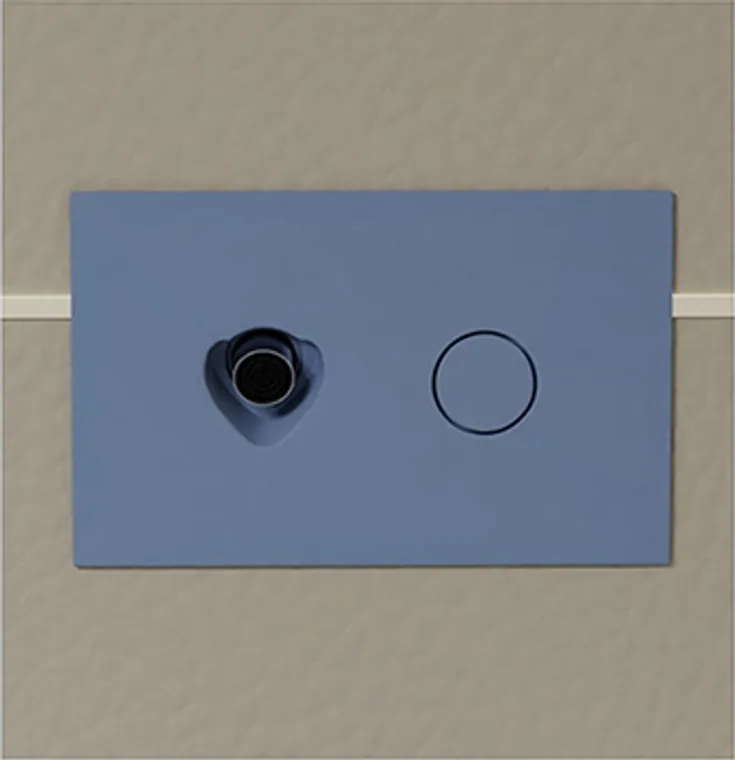 A stainless steel prison hardware designed for commercial bathroom, hospitality and public sanitary projects.